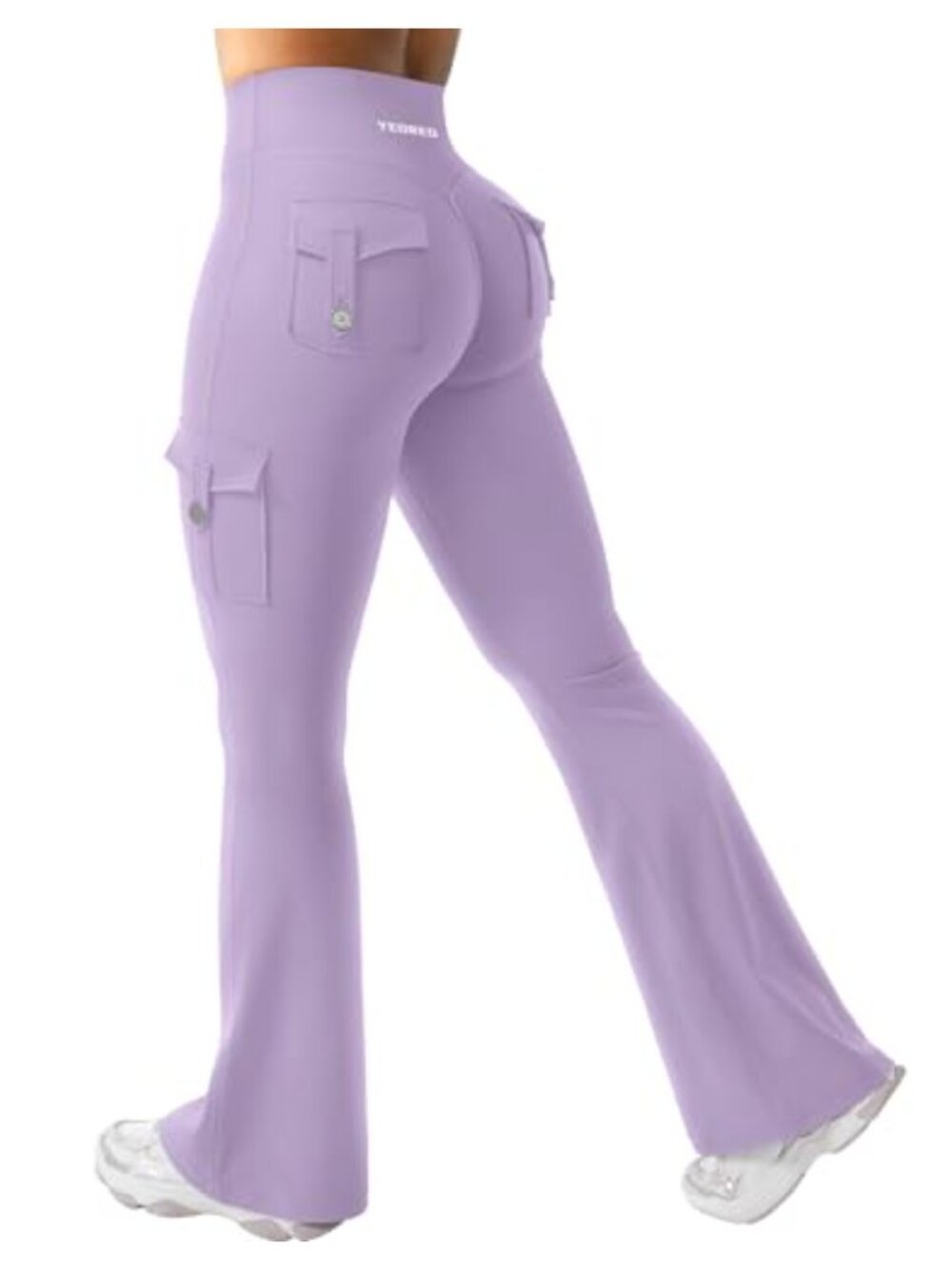 High-Waisted Flare Leggings with Pockets - Yoga Pants